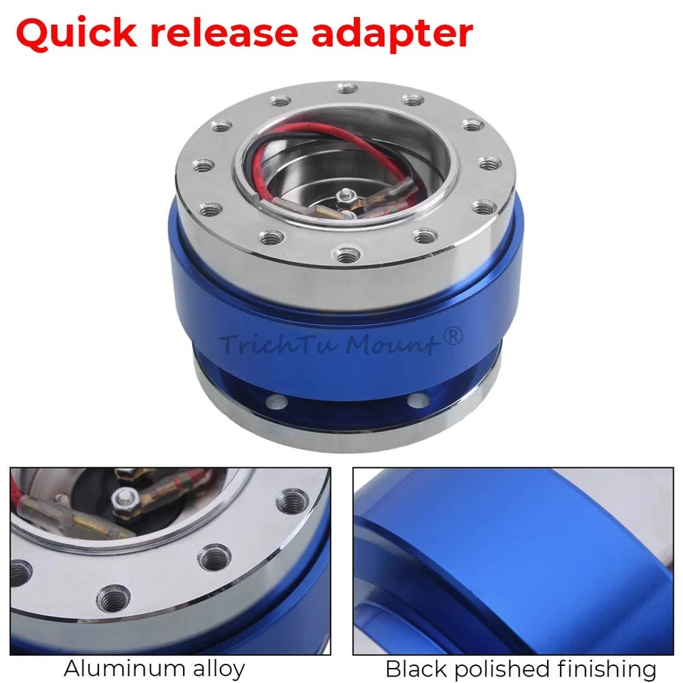 Kit adaptador de buje de volante de liberación rápida para Honda Civic 96-14 Acura Foto 4 de 4