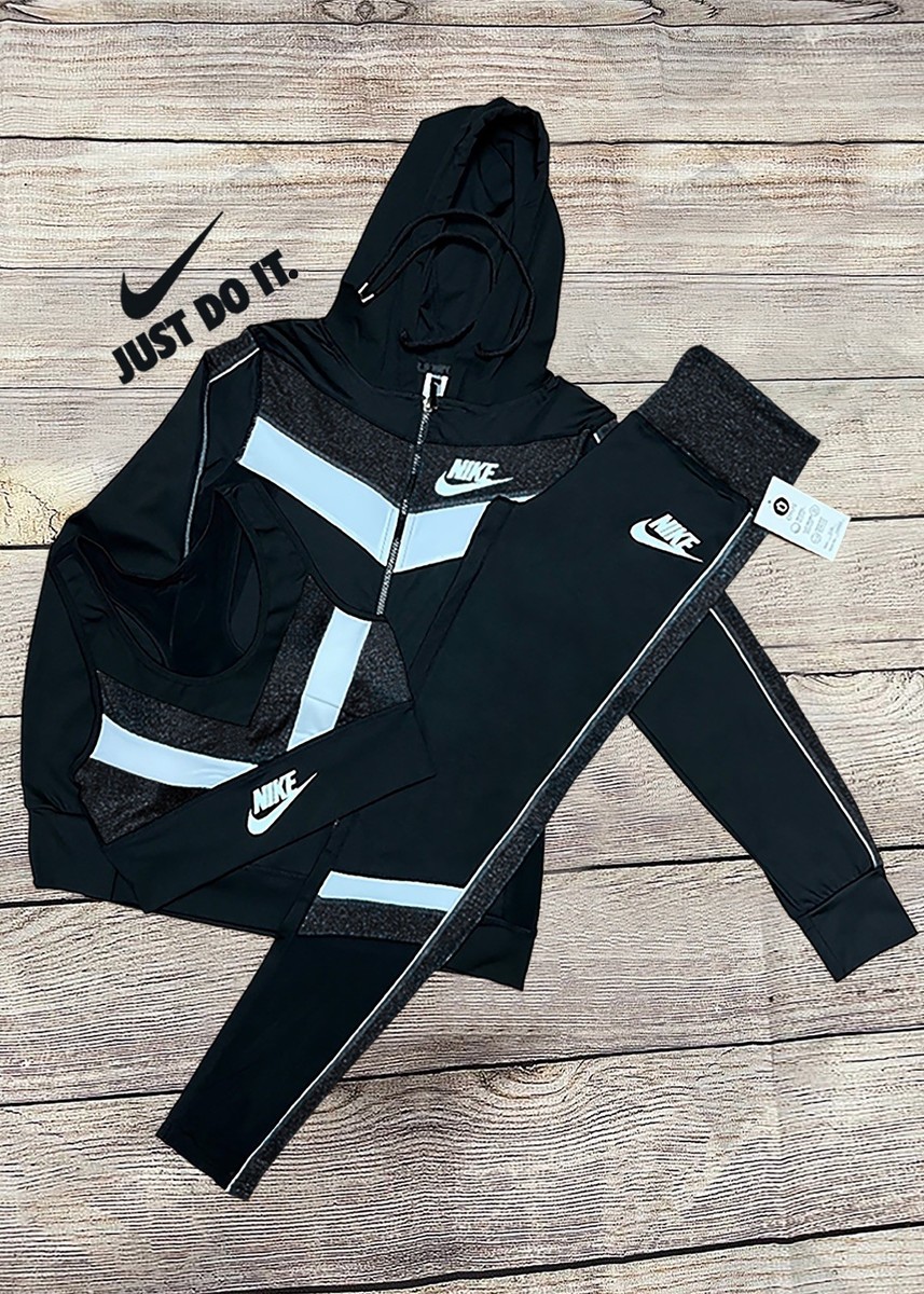 black nike sweatsuit for women