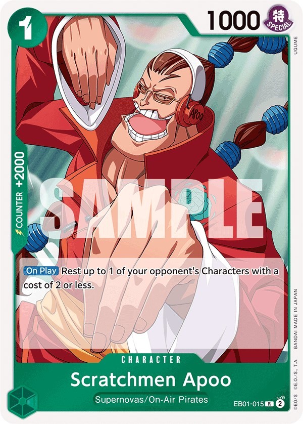 Scratchmen Apoo - Foil EB01-015 Extra Booster: Memorial Collection NM