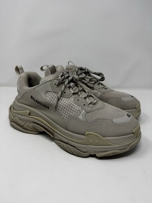 BALENCIAGA TRIPLE S SIZE EU 45  |  US SIZE 12  STYLE CODE : 0400018139321  BEIGE