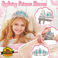 NINAOR Princess Crown Tiaras 16 Pcs Dress Up Cosplay Party Favors