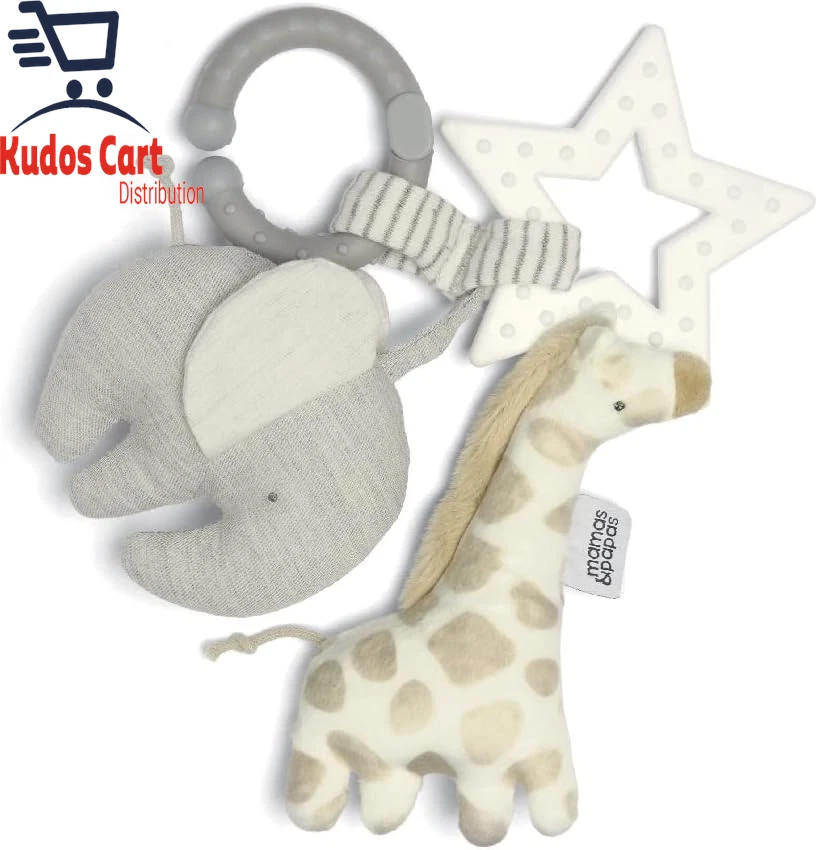 Mamas & Papas Linkie Teething Toy Welcome to the World Safari Baby Toddler