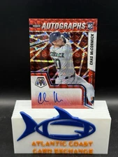 2022 Panini Mosaic Chas McCormick Red Choice Fusion Rookie Auto RAM-CM RC ASTROS
