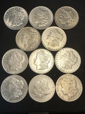 5 Different Date (1878-1893) CC Morgan Silve r Dollars Uncirculated