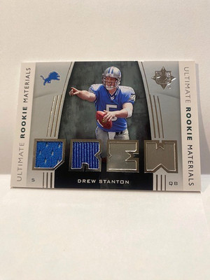 2007 Ultimate Collection - Ultimate Rookie Materials Drew Stanton #URM-DS (MEM,