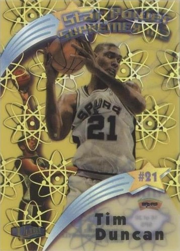 TIM DUNCAN 1997-98 FLEER ULTRA ALL ROOKIE ROOKIE RC #1 | eBay