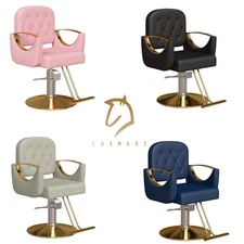 Barber Chair 360° Rotation Salon Chair Reclining Hydraulic for Barbershop Beauty