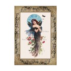 Art Nouveau Bat Wing Fairy Cotton Fabric Block Quilt Panel Sewing Applique — photo 1