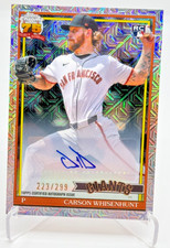 Carson Whisenhunt 2026 Topps Chrome Silve Mojo 1991 Rookie Auto #223/299 91C-52