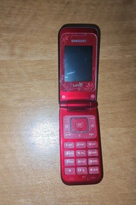 Samsung GT-C3520 La Fleur rot Klapphandy entsperrt Retro Vintage Klapphandy