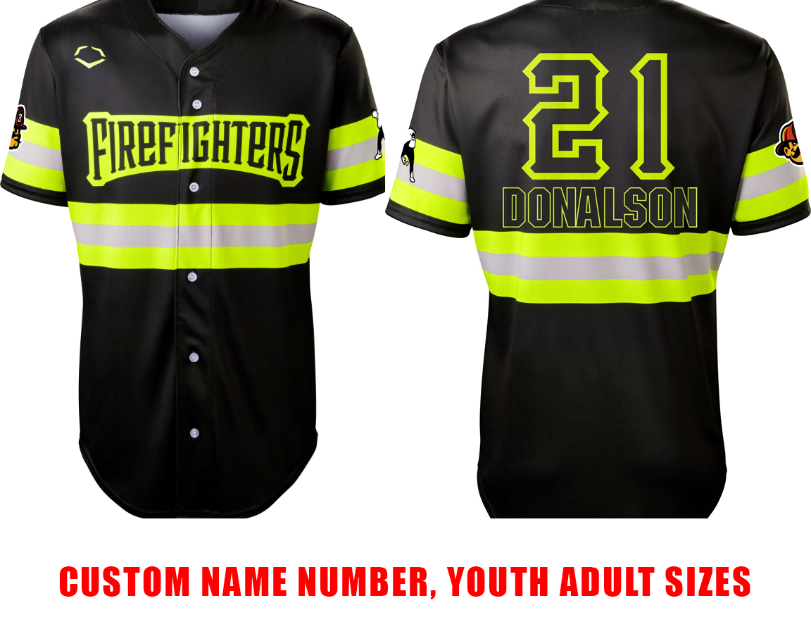 CUSTOM The Firefighters banana ball HOT NEW Jersey All sizes