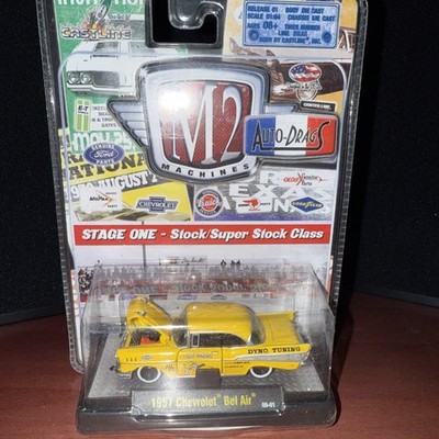 1957 Chevrolet Bel Air (1 64)Castline M2 Machines 2009 Auto-Drags RARE