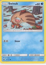 2017 Swinub Common SM - Crimson Invasion 19/111 NM Normal LP-NM