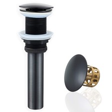 Bathroom Sink Drain Without Overflow Vessel Sink Lavatory Vanity Pop Up Drain...