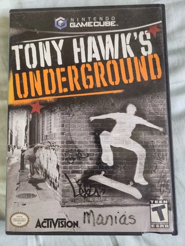 Tony Hawk's Underground (Nintendo GameCube, 2003) w/ manual