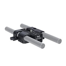 15mm Rod Baseplate Multi-Purpose Tripod Base Plate Applicable for DSLR Camera