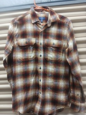 George Long Sleeve Flannel Shirt NWT Men's Size XS
