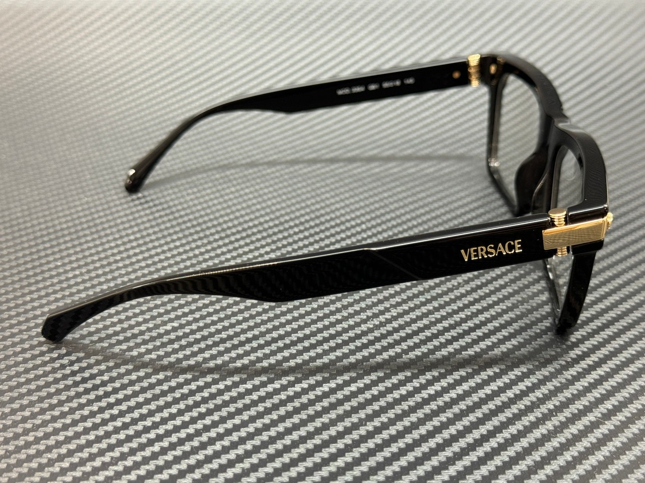 VERSACE VE3354 GB1 Black Men's 53 mm Eyeglasses thumbnail 4