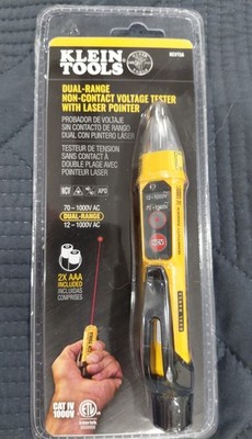 Klein Tools NCVT5A Dual-Range Non-Contact Voltage Tester With Laser Pointer NEW