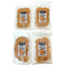 4 Pack Trader Joe's Orange Slices Sweetened Dried Fruit Snacks 5.3 oz Each