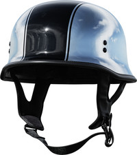Highway 21 9MM German Beanie Helmet Chrome w/...
