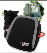 BubbleBum Inflatable Booster Seat Black - Used Wrap Included 