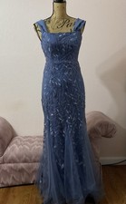 Mother Of The Bride Sequin Mermaid Evening Gown 4 NWOT