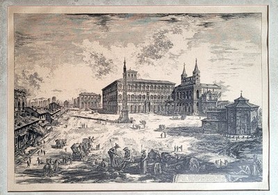 Giovanni Battista Piranesi (1720-1778): ''Veduta della Piazza e Basilica ...''