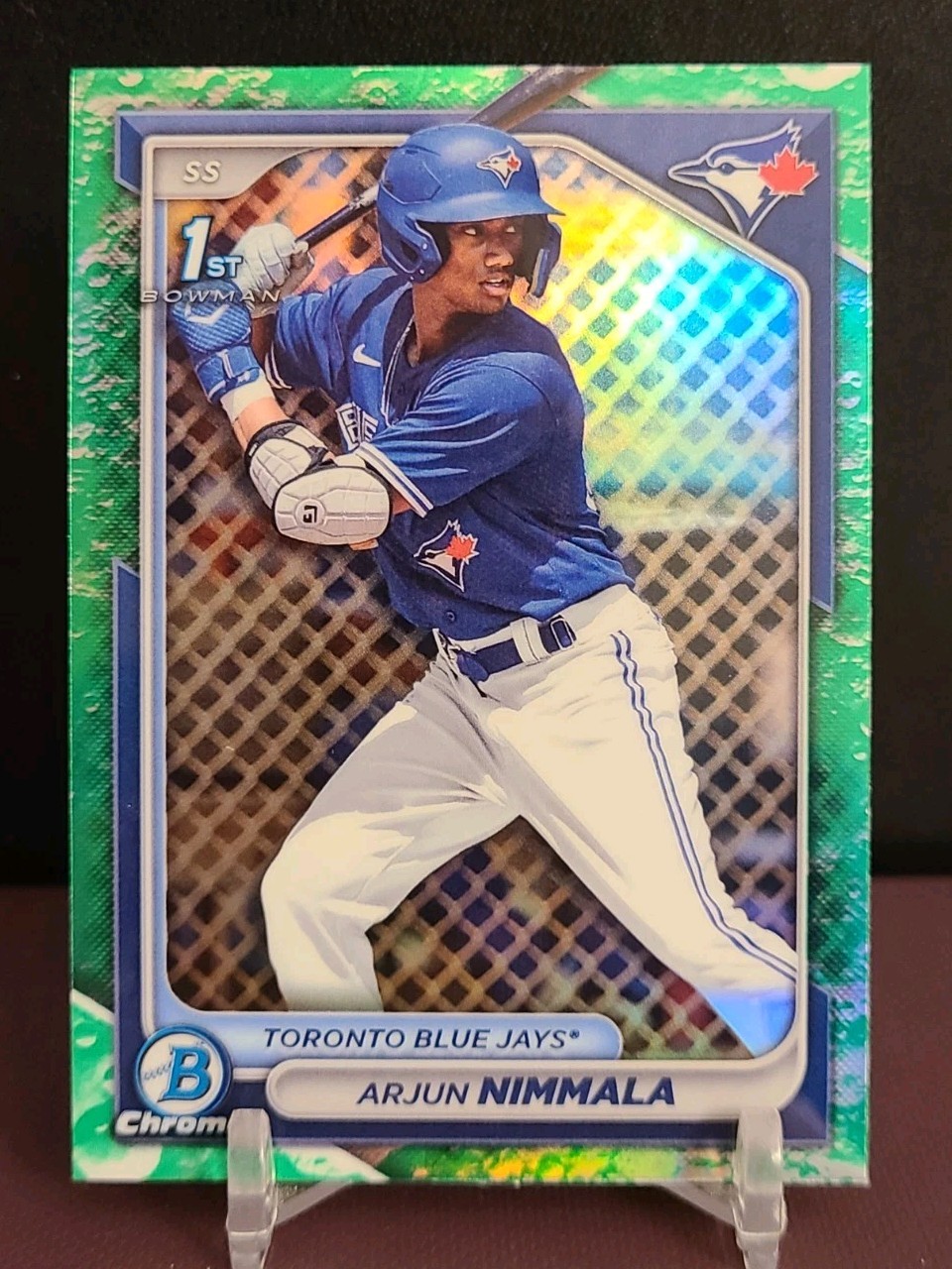 2024 Bowman - Chrome Prospects Arjun Nimmala Lunar Glow #BCP-142 1st Bowman RC