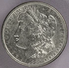 1889 $1 Morgan Silver Dollar-VF/XF