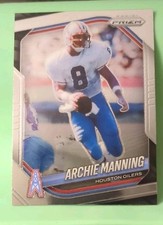 2025 Panini Prizm - Archie Manning #166 Silver Prizm - Houston Oilers 