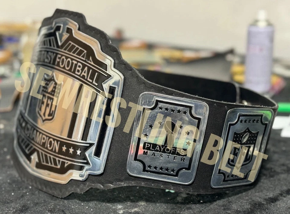 Fantasy Football FFL Championship League Replica Title Belt Super Bowl 2MM Brass Foto 2 de 3
