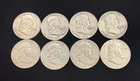 1956-1963 Franklin Half Dollar Proof 90% Silver 50c 8 Coins