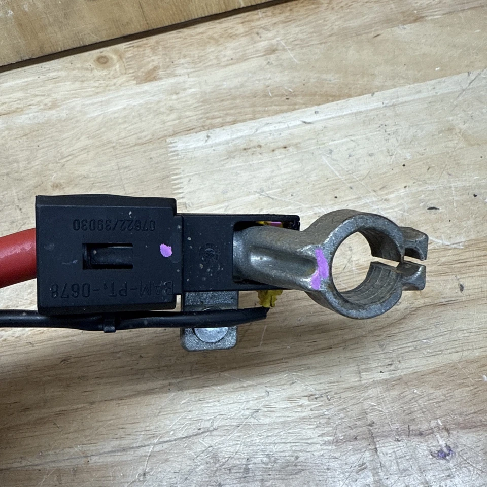 2000-2006 BMW COUPE BOOT TRUNK BATTERY MAIN POSITIVE POWER CABLE 8368714 OEM* Foto 2 de 4