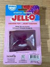 New Purple Jell-O Squishi Sensory Toy Scented Grape 12 Jello Squishy Squeeze