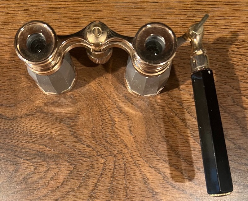 Vintage Opera Glasses with Handle
