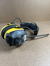 Work Tunes Safety Headphones 3M Tekk Hearing Protection MP3 AM/FM Aux (Stained)