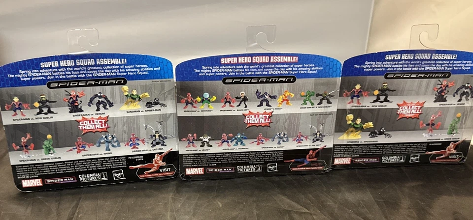 Super Hero Squad Figure 2-Packs Spider-Man Sandman Doc Ock Black Cat New Lot - Image 3 of 4