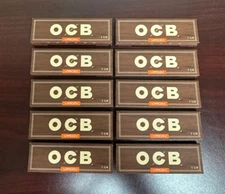 OCB VIRGIN 1 1/4 Cigarette Rolling Papers -10 PACKS