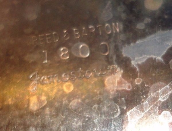 REED & BARTON JAMESTOWN SILVER PLATE TEAPOT 1800 CREAMER 1803