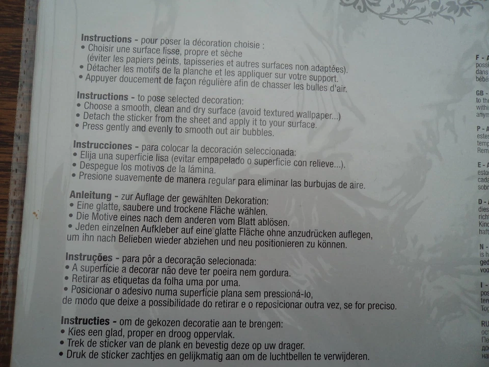 DECORATION STICKER 3D / TULIPES - NEUF - Photo 2/2
