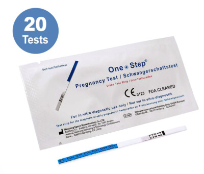 20 x One Step hochpräzise Schwangerschaftstest 25 miu/ml