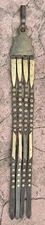 Antique Austrian Brass Leather Tack Harness Saddle Medallion Strap 19th Century