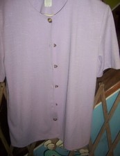 NANCY II Made in USA Lilac Two-Piece Polyester Skirt Suit - SIZE 12P