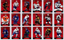 2020-21 UPPER DECK TIM HORTONS RED DIE CUTS COMPLETE 50 Hockey CARD Insert Set