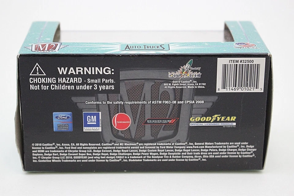 M2 1956 Ford F-100 Truck 'Red/Yellow' Auto-Trucks 2010 MIB - Image 3 of 3