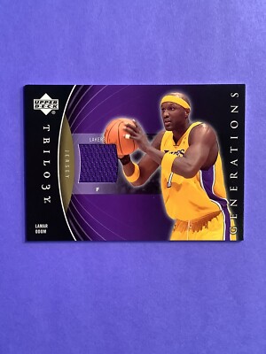 2006-07 Upper Deck Trilogy Generations Present Materials Lamar Odom #PRM-LO