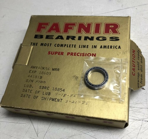 FAFNIR CUSCINETTI SUPER PRECISIONE 44181B SFERA - Foto 3 di 6