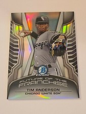 2014 Tim Anderson Mini Bowman Chrome Refractor Future Of The Franchise Insert