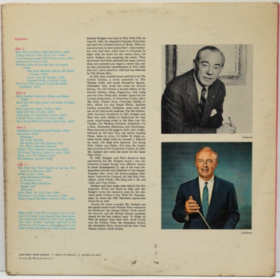 Vintage - The Columbia Album Of Richard Rodgers - Vinyl 2 Record